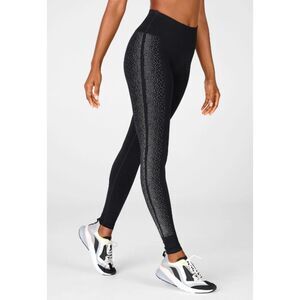 Fabletics SculptKnit Reflective High Waist Stretchy Moisture Wicking Leggings L